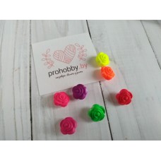 Бусины "Розочки", 1см